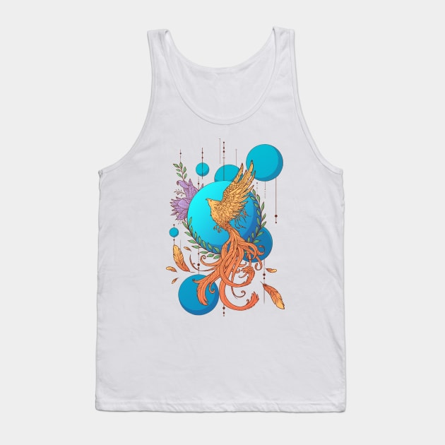 Flying Feathers Tank Top by njonestees